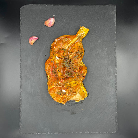 Pollo con salsa Chimichurri